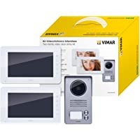 Los mejores  - Vimar K40911 Kit videoportero contenido: 2 videoporteros con teclado capacitivo LCD 7 in- placa de entrada audio-vídeo…